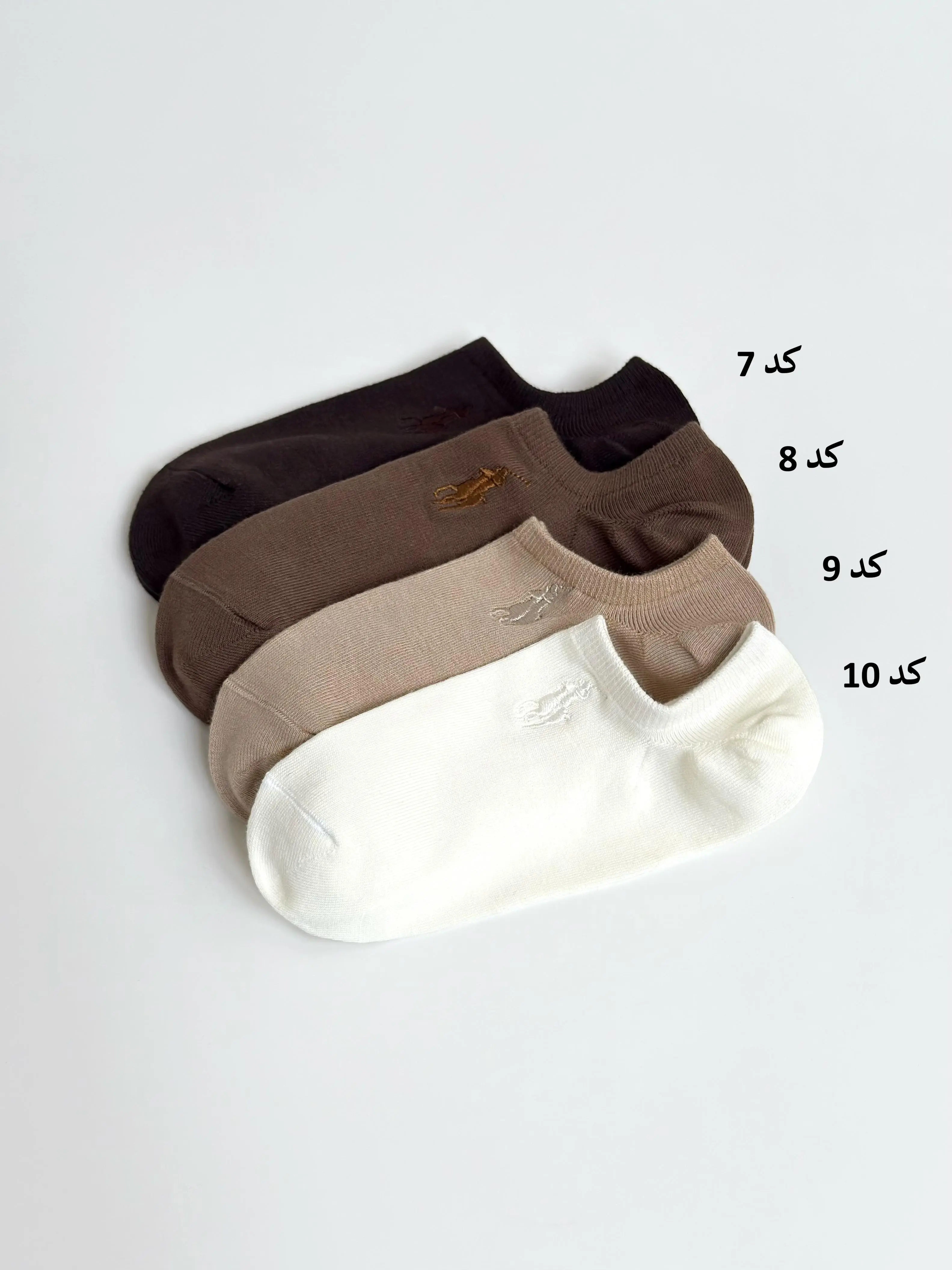 7302-جوراب گلدوزی polo